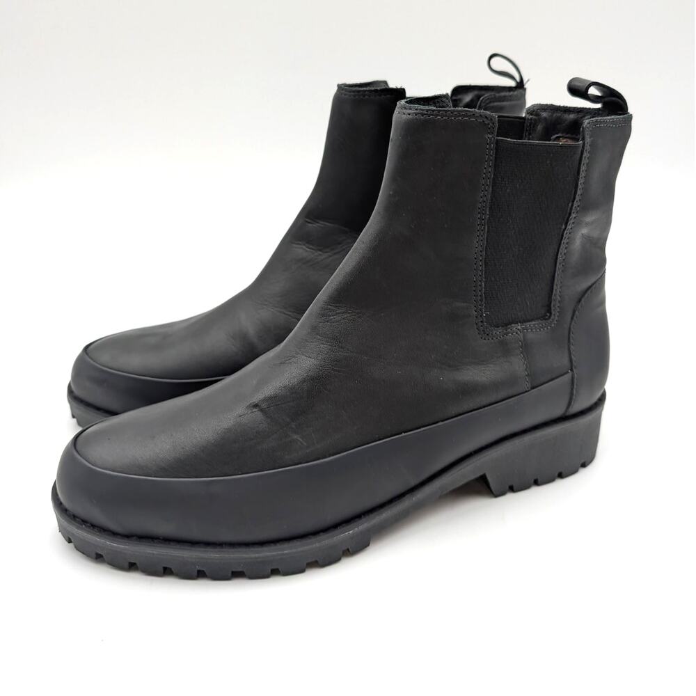 Rebecca Allen The All Weather Chelsea Ankle Boots Women's Black Sz US8.5 EU38.5
